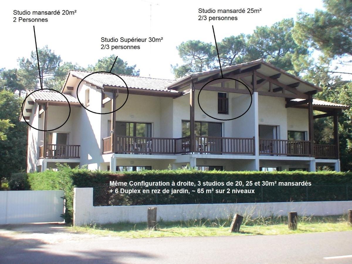 Studio Mansarde Climatise Les Roseaux Bord De Lac Biscarrosse Zewnętrze zdjęcie